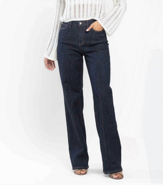 Judy Blue - Women's High Waist From Seam Wide Leg Jeans