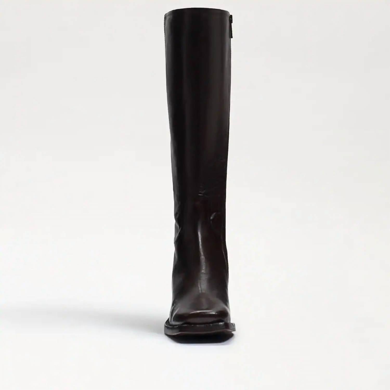 Sam Edelman - Women's Tamea Square Toe Stacked Heel Western Boot