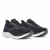 SAUCONY Women's Triumph 23 Running Shoe in 200 black white - women's shoe - alternate view
