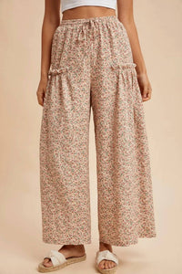 Anniewear - Ditsy Floral Palazzo Pants