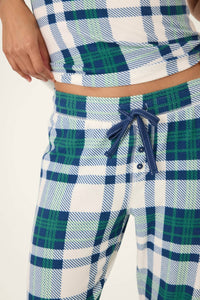 PJ Salvage Jammie Cozy Life Lounge Pant in natural - women's pants - alternate view