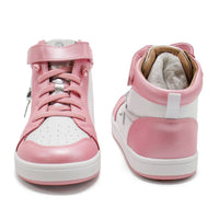 Oldsoles - Girl's Team Star High Top Lace-up Sneakers