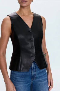 PISTOLA Danica Sleeveless Vest in onyx - women's tank top - view 5