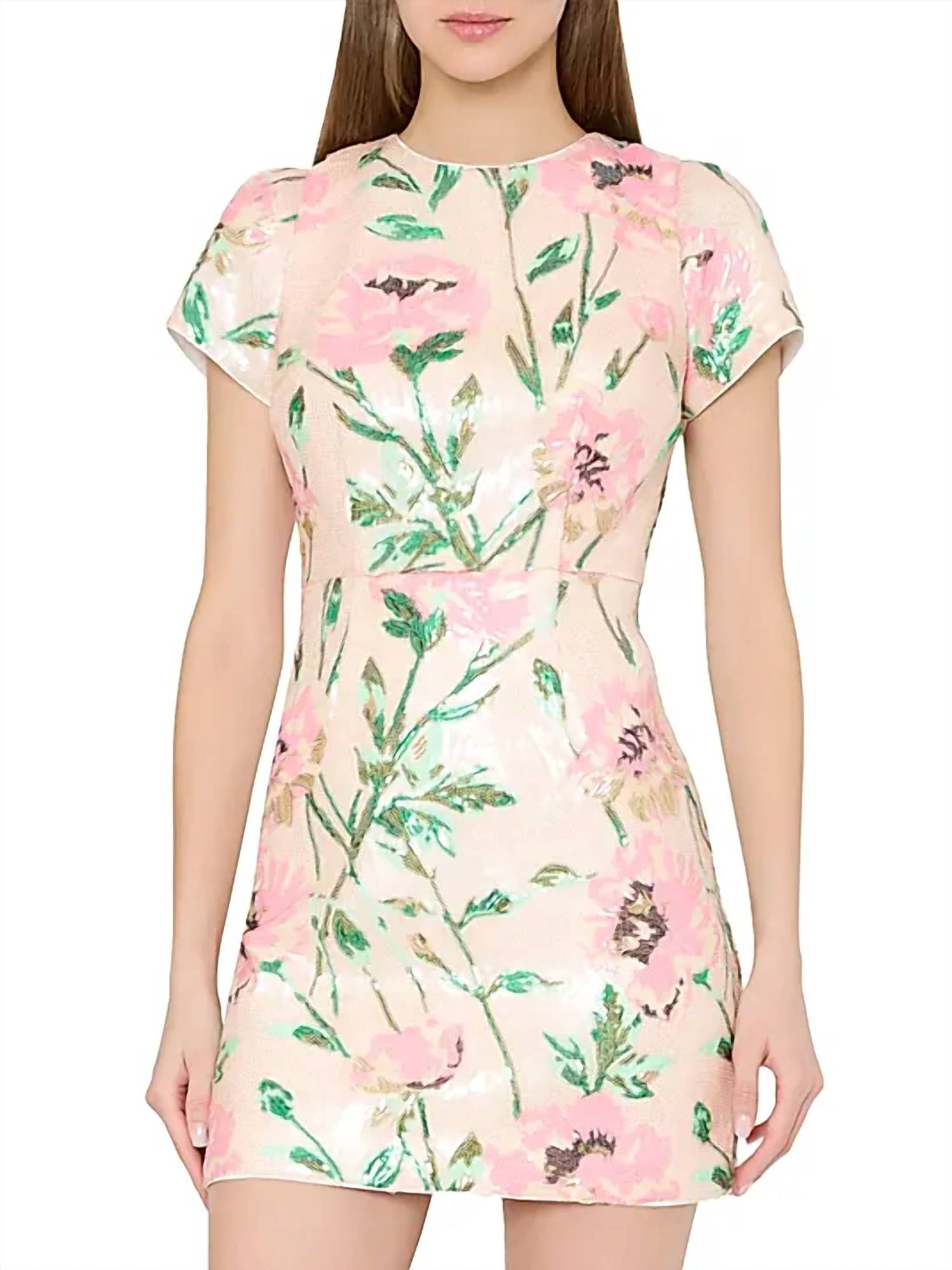 Milly - Rowen Floral Sequin Dress
