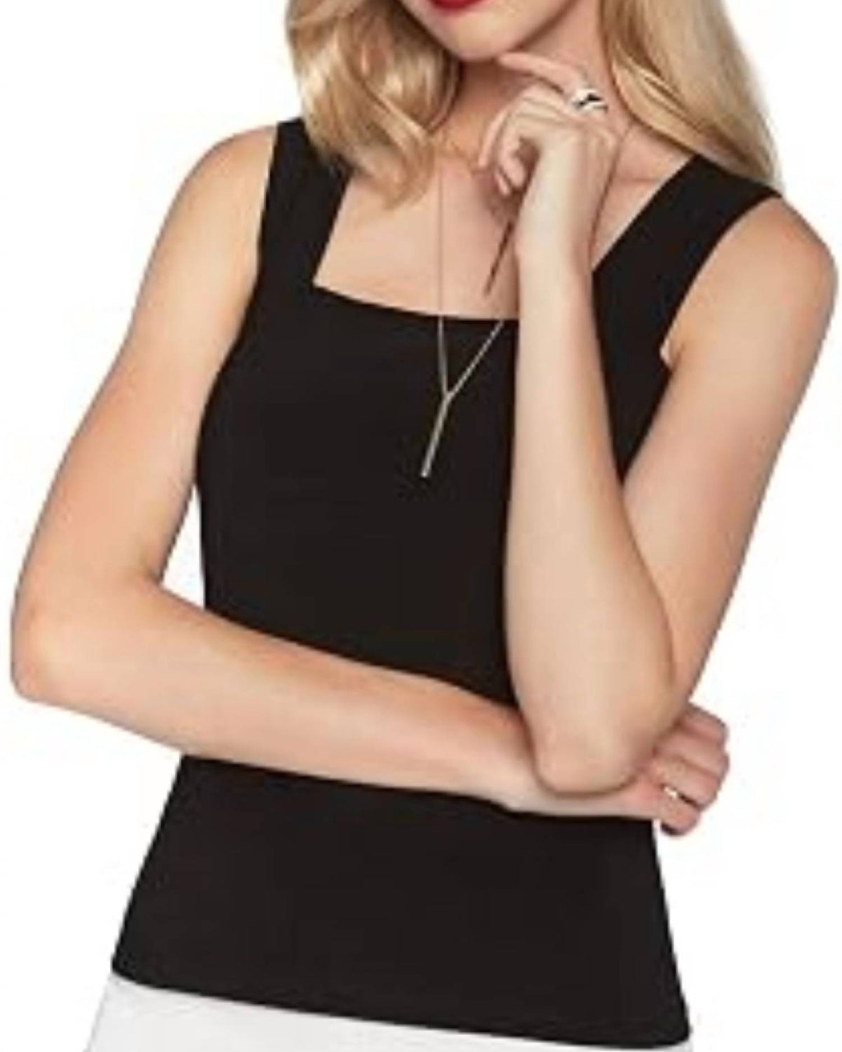 Frank Lyman - Square Neck Knit Tank