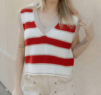 Elan - Stripe Sweater Vest