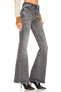 Frame - Le One Mid-rise Denim Flare Jeans