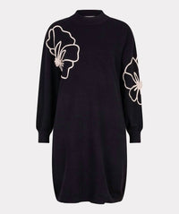 Esqualo - Tape Flower Mini Dress