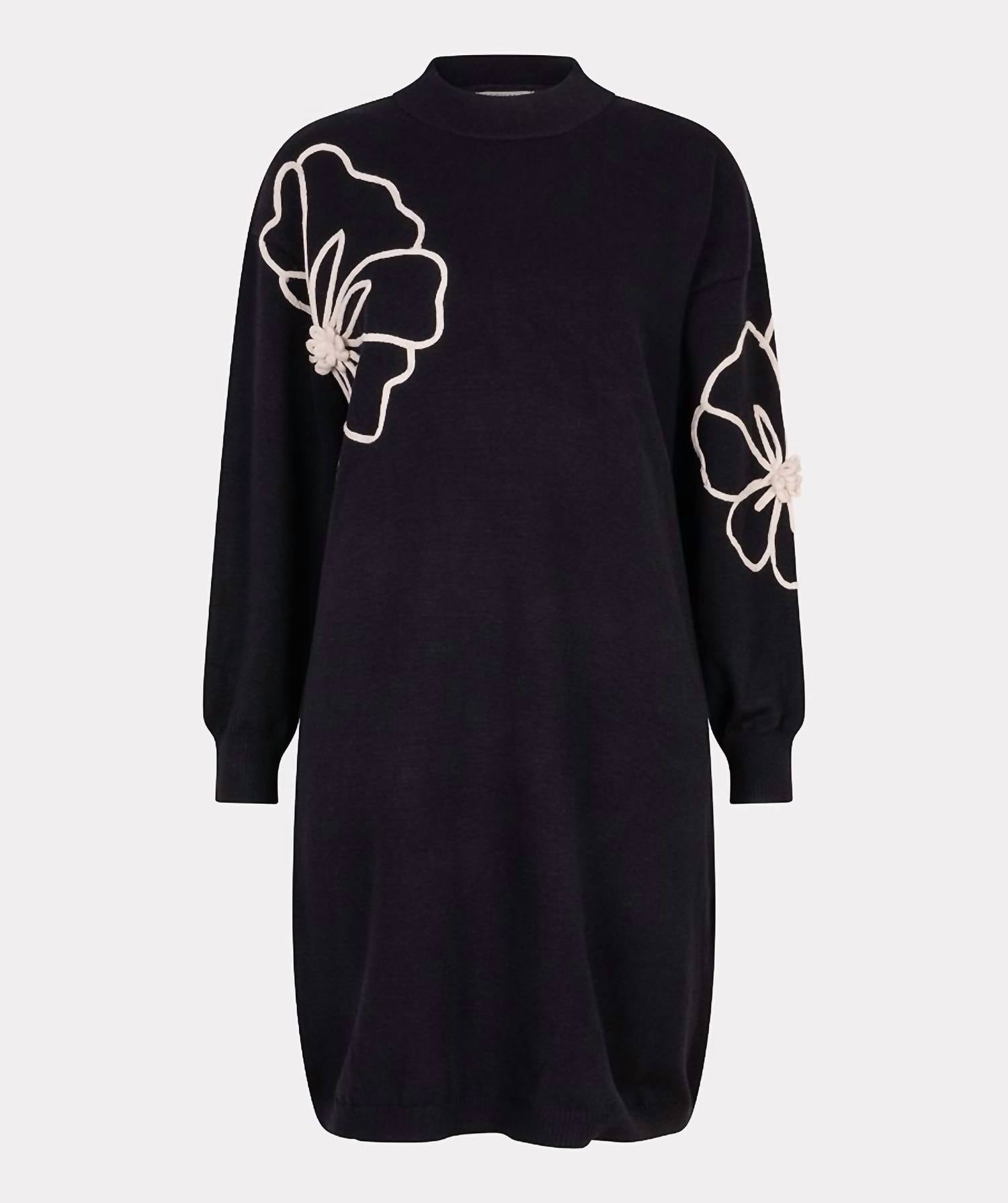 Esqualo - Tape Flower Mini Dress