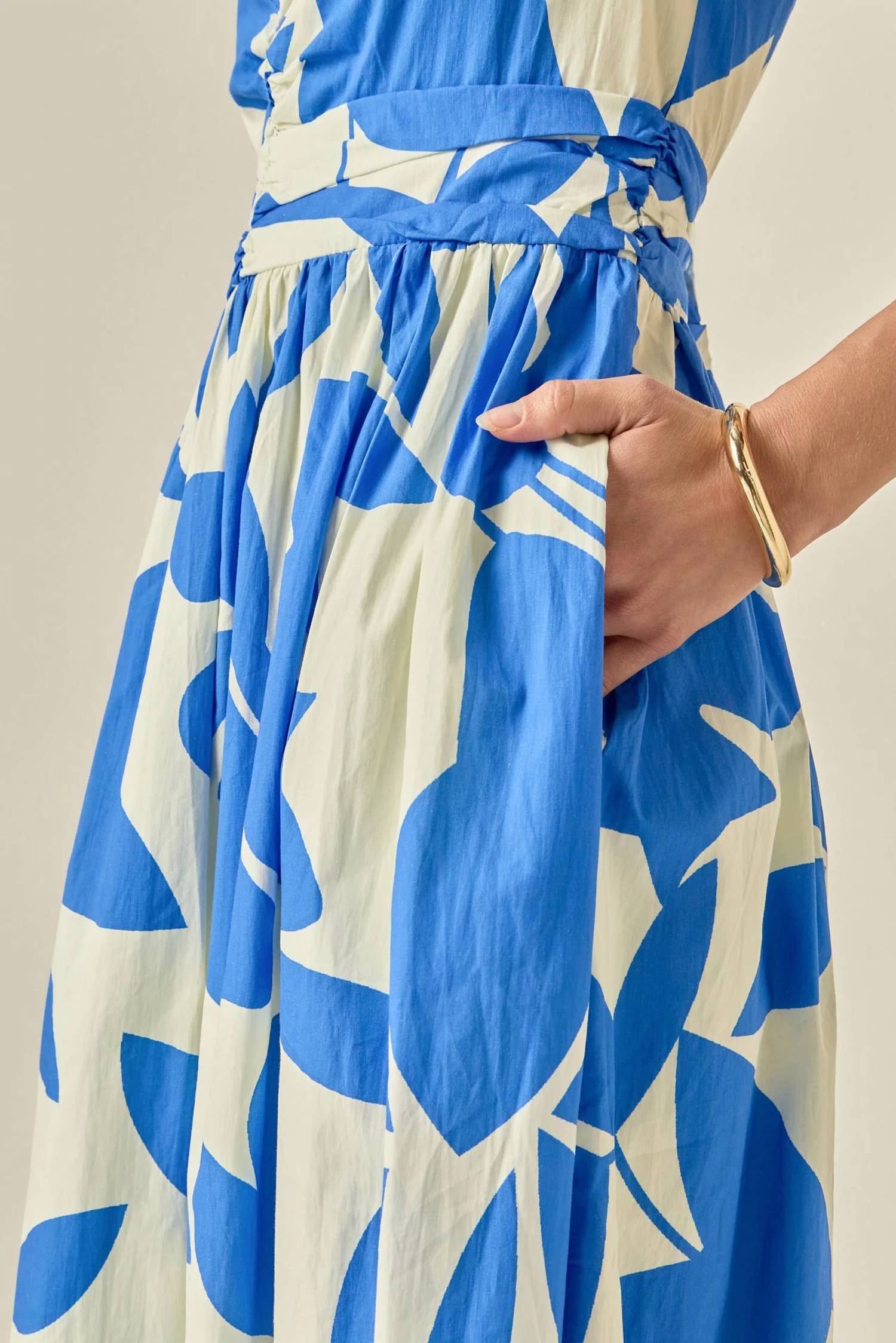 English Factory - Ruched Midi Dress