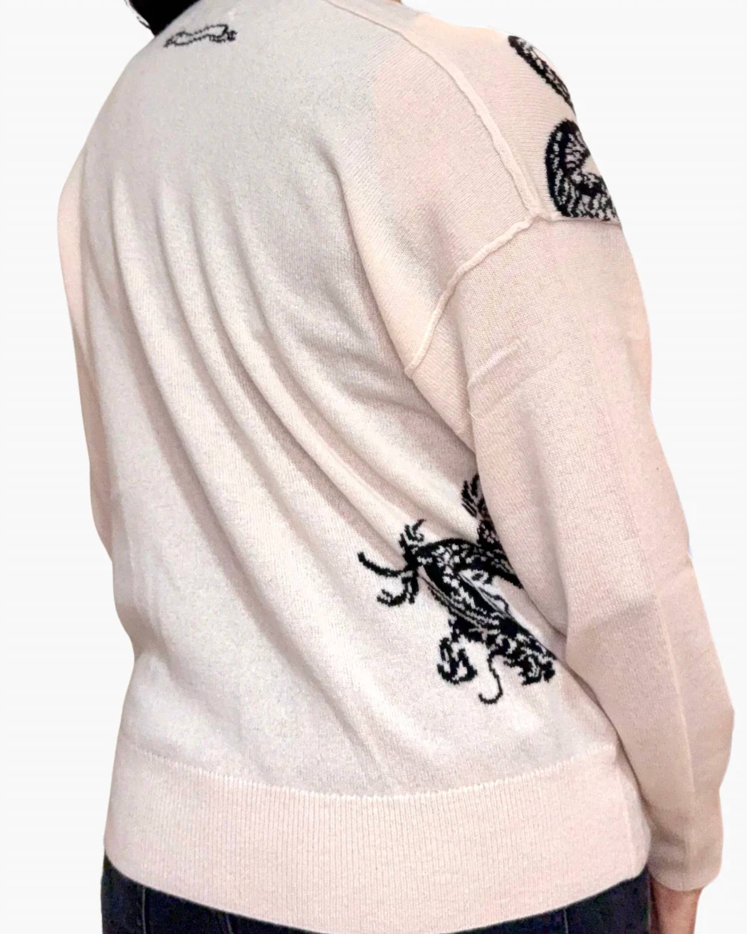 Lana Bilzerian - Dragon Zip Blouson Cardigan