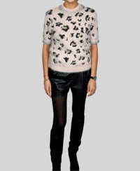 Pho Firenze - Knit Sweater With Diamond Applique