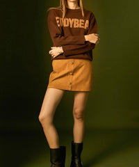 English Factory - Suede Mini Skort
