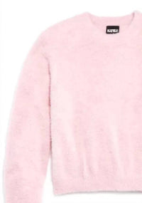 Katie J NYC Tween Mara Sweater in pink - women's sweater - detail view