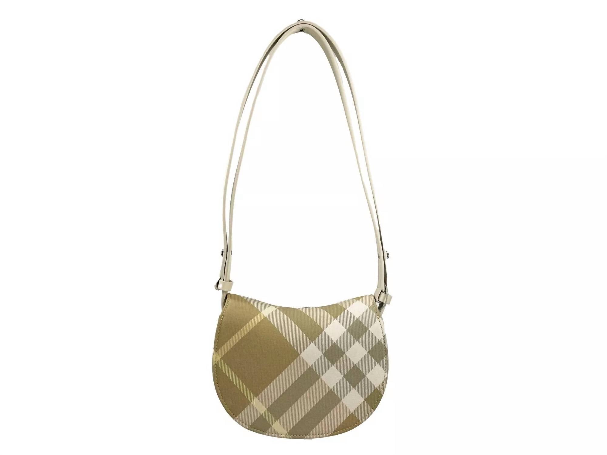 Burberry - Women's Mini Check Rocking Horse Crossbody Bag