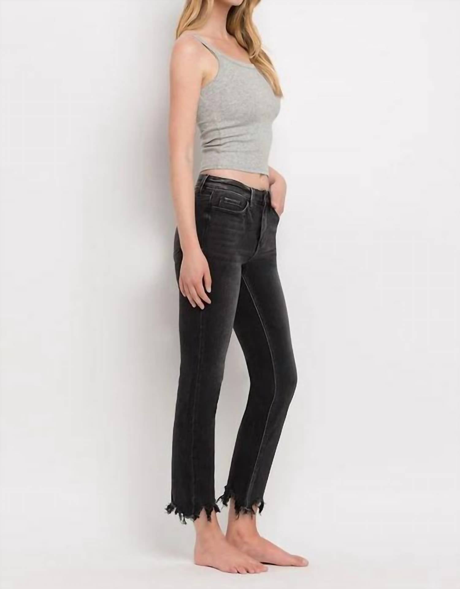 Vervet By Flying Monkey - In A Bottle High Rise Straight Jeans