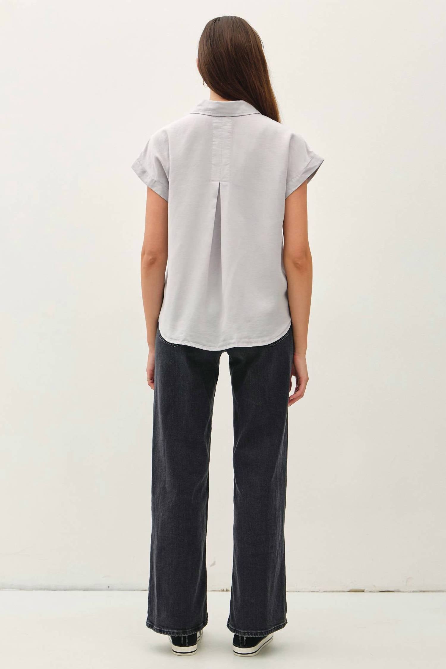 Be Cool - Dolman Button Down Short Sleeve Shirt
