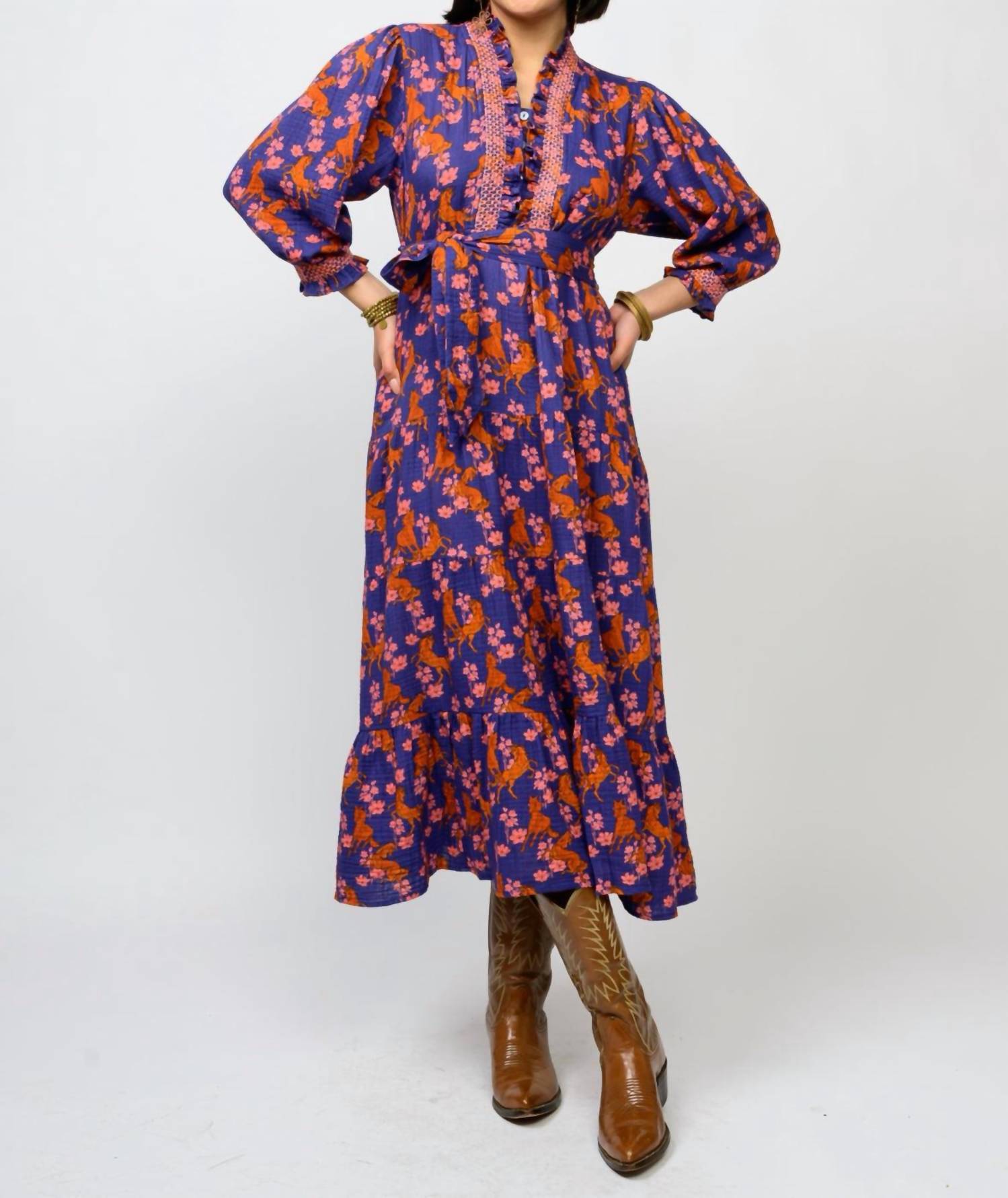 Ivy Jane - Horsing Around Midi Dress