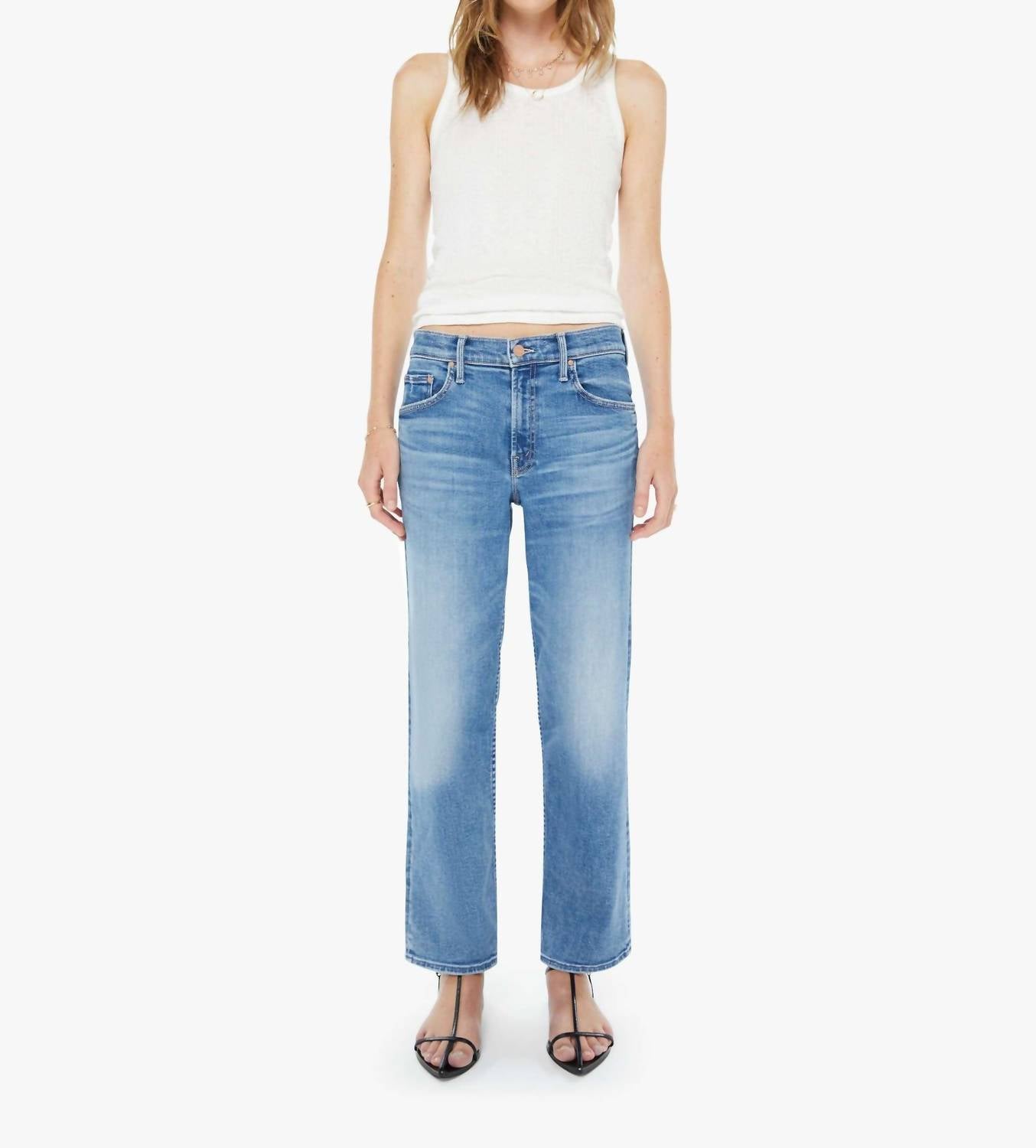 Mother - Newbie Ankle Straight Leg Jeans