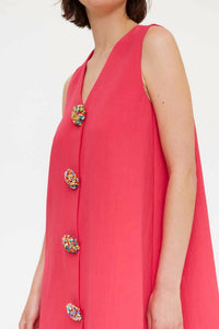 Compania Fantastica - Sleeveless Button Dress