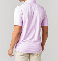 Criquet Performance Players Shirt in lee stripe pink - men's shirt - detail view