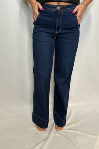 Dear John Denim - Women's Fiona Luckport Wide Leg Jeans