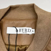 BYRD Women's Sierra Lightweight Button Snap Varsity Jacket in brown - women's jacket - view 5