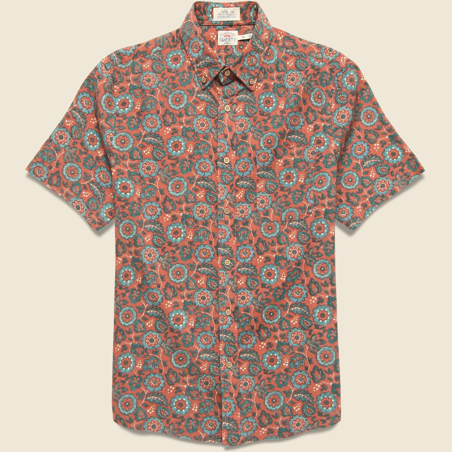 Faherty - Men's Short Sleeve Breeze Shirt