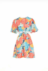 Beulahstyle - Summer Cut Out Flowery Dress