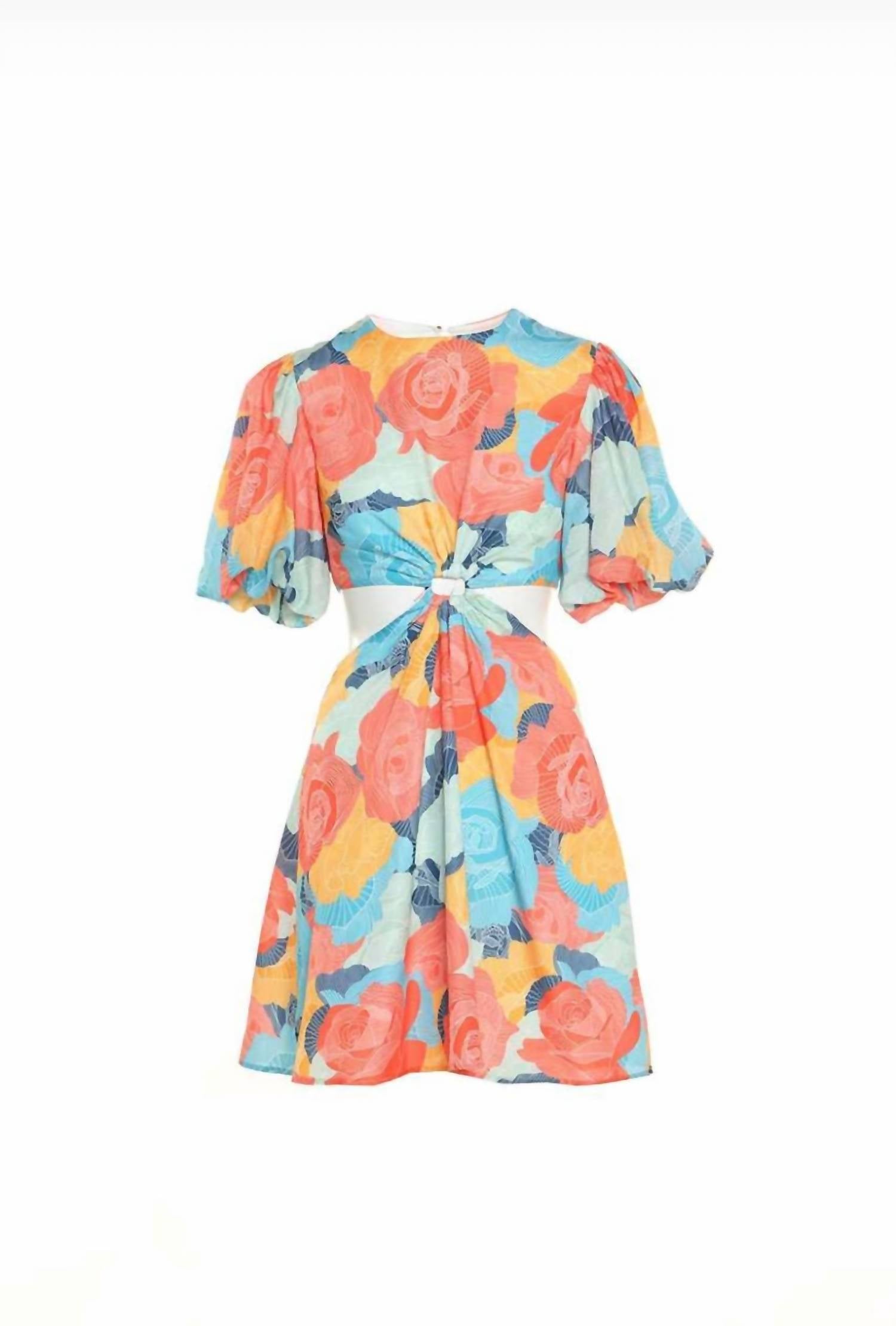 Beulahstyle - Summer Cut Out Flowery Dress