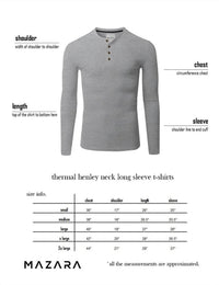 Zinovizo - Men's Collin Thermal Button Henley Tee