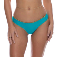 Luli Fama - Chic Seamless Wavy Ruched Back Bikini Bottom
