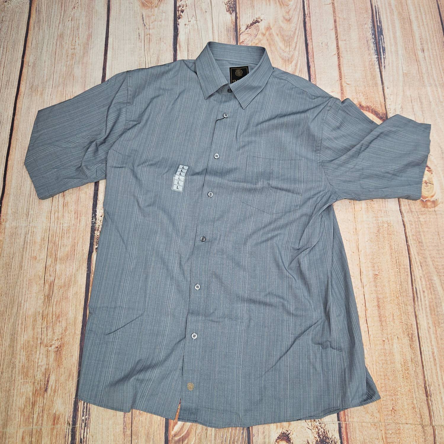 F/X Fusion Men's Short Sleeve Multi Line Soft Top in grey - men's long sleeve top
