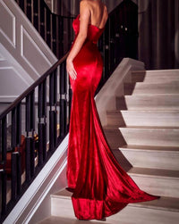 Portia&Scarlett - Jeweled Velvet Prom Gown