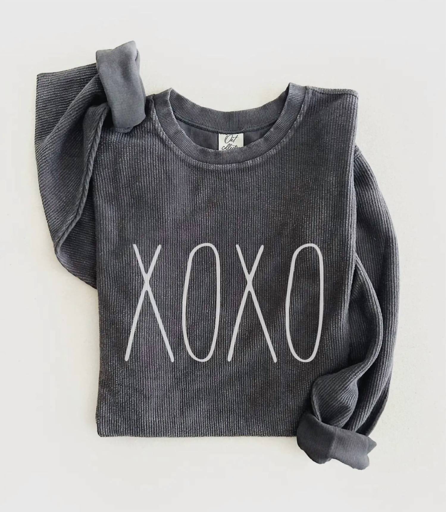 Oat Collective - Women's Xoxo Thermal Vintage Pullover