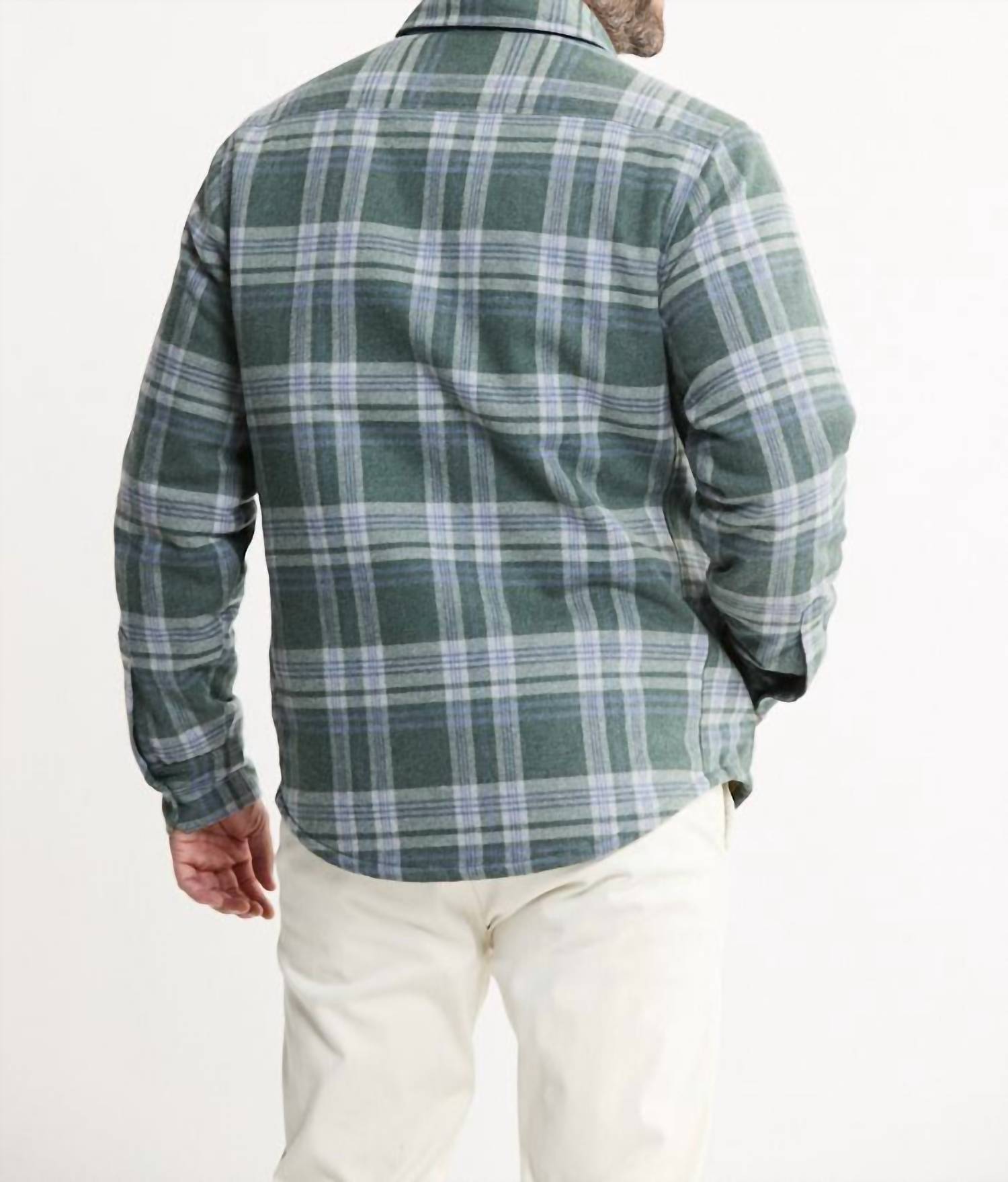 Jachs New York - Quilted Lined Lyocell Flannel Shirt Jacket