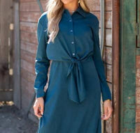 Adina Las Vegas - Button Down Tie Top Dress