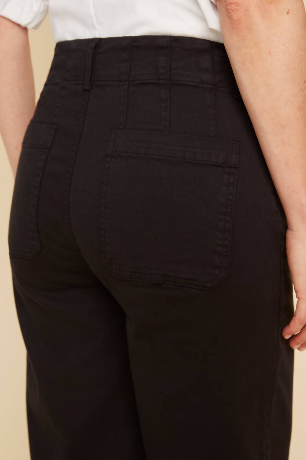Renuar - Women's Wide Leg Ankle Pant