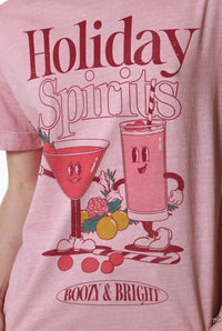Girl Dangerous - Holiday Spirits Boyfriend Tee