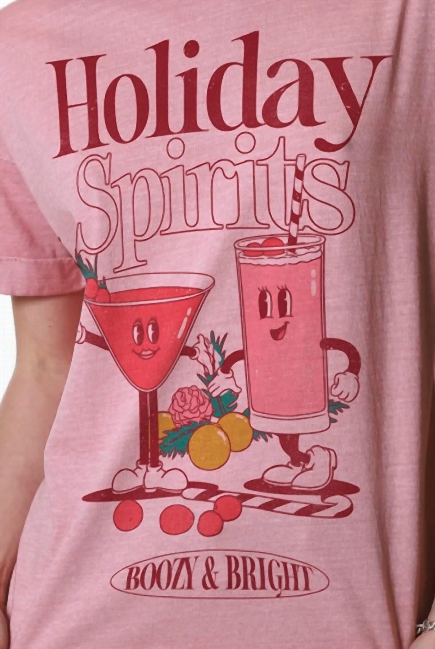 Girl Dangerous - Holiday Spirits Boyfriend Tee