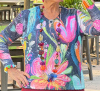Ethyl The Evoke Pullover Sweater in multi - women's sweater