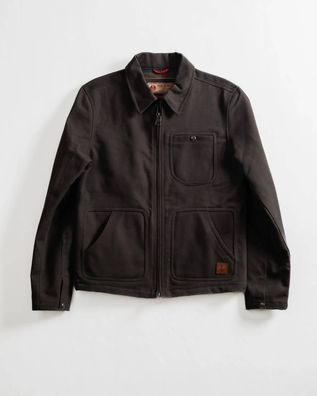 Iron & Resin Men's Pioneer Jacket in charcoal - men's jacket
