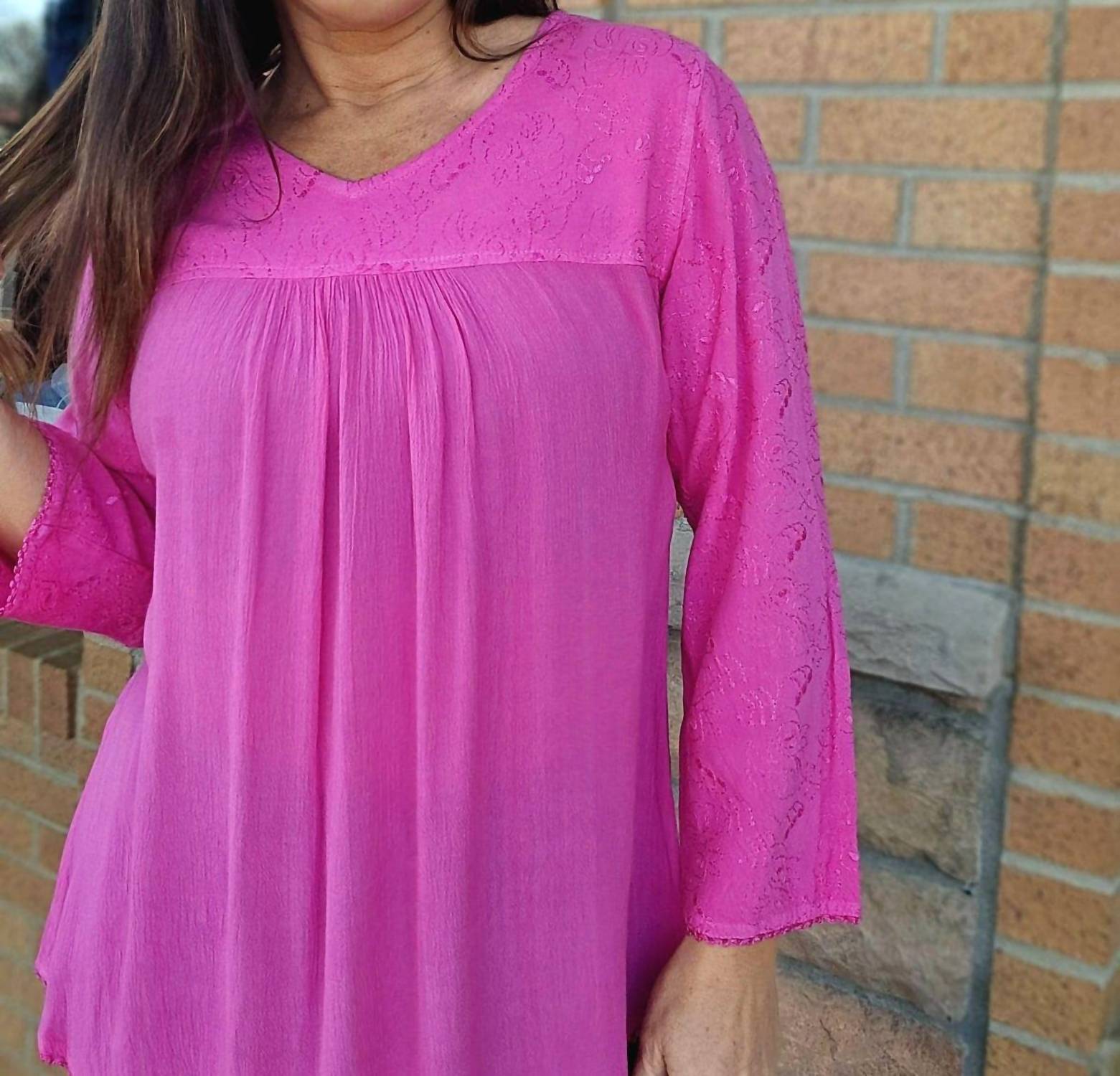 Parsley & Sage - Casey Embroidered Top