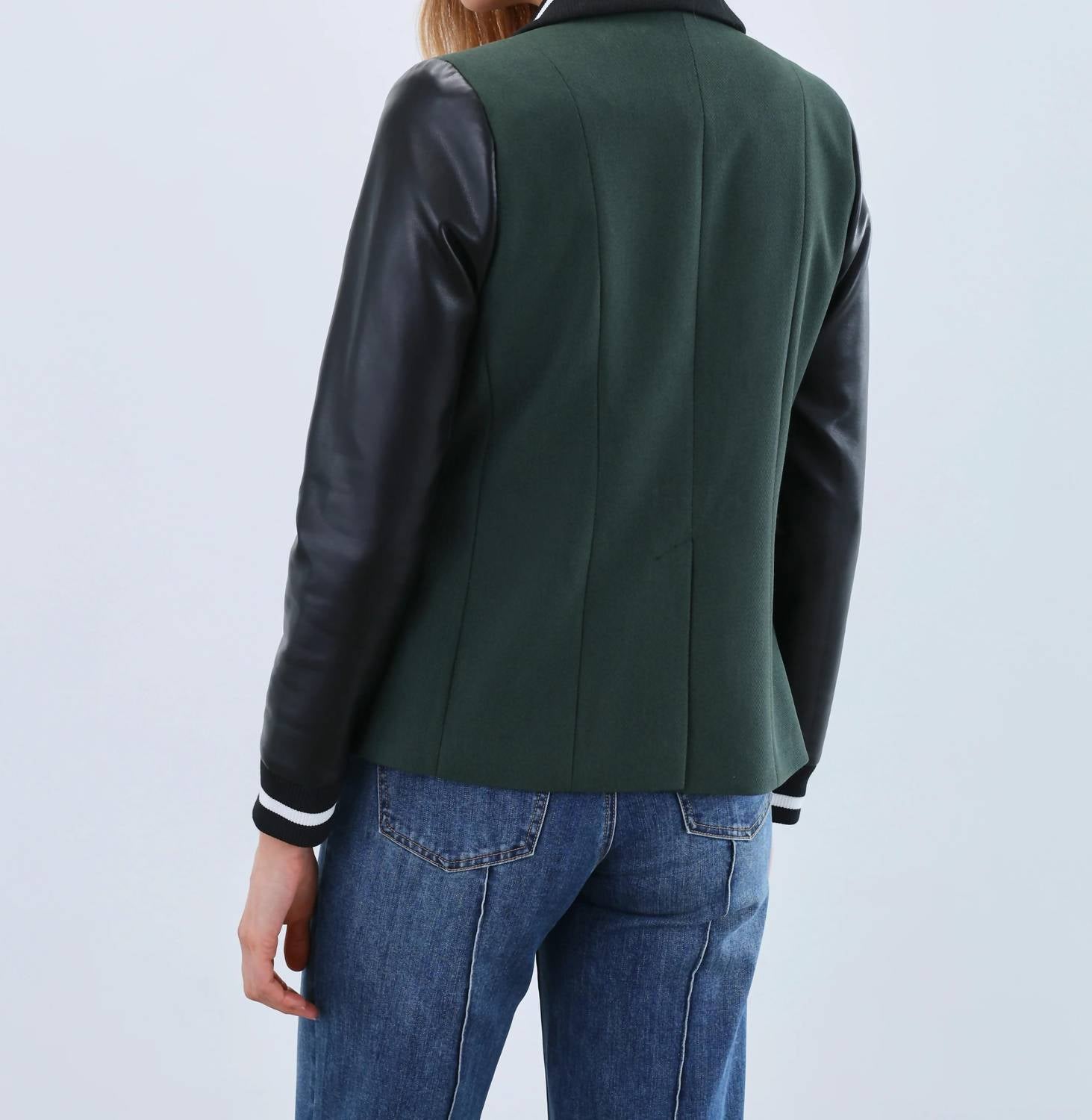 Fdj - Melinda Mixed Media Blazer