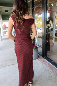 NIA Benedict One-shoulder Top in oxblood - women's shirt - view 4