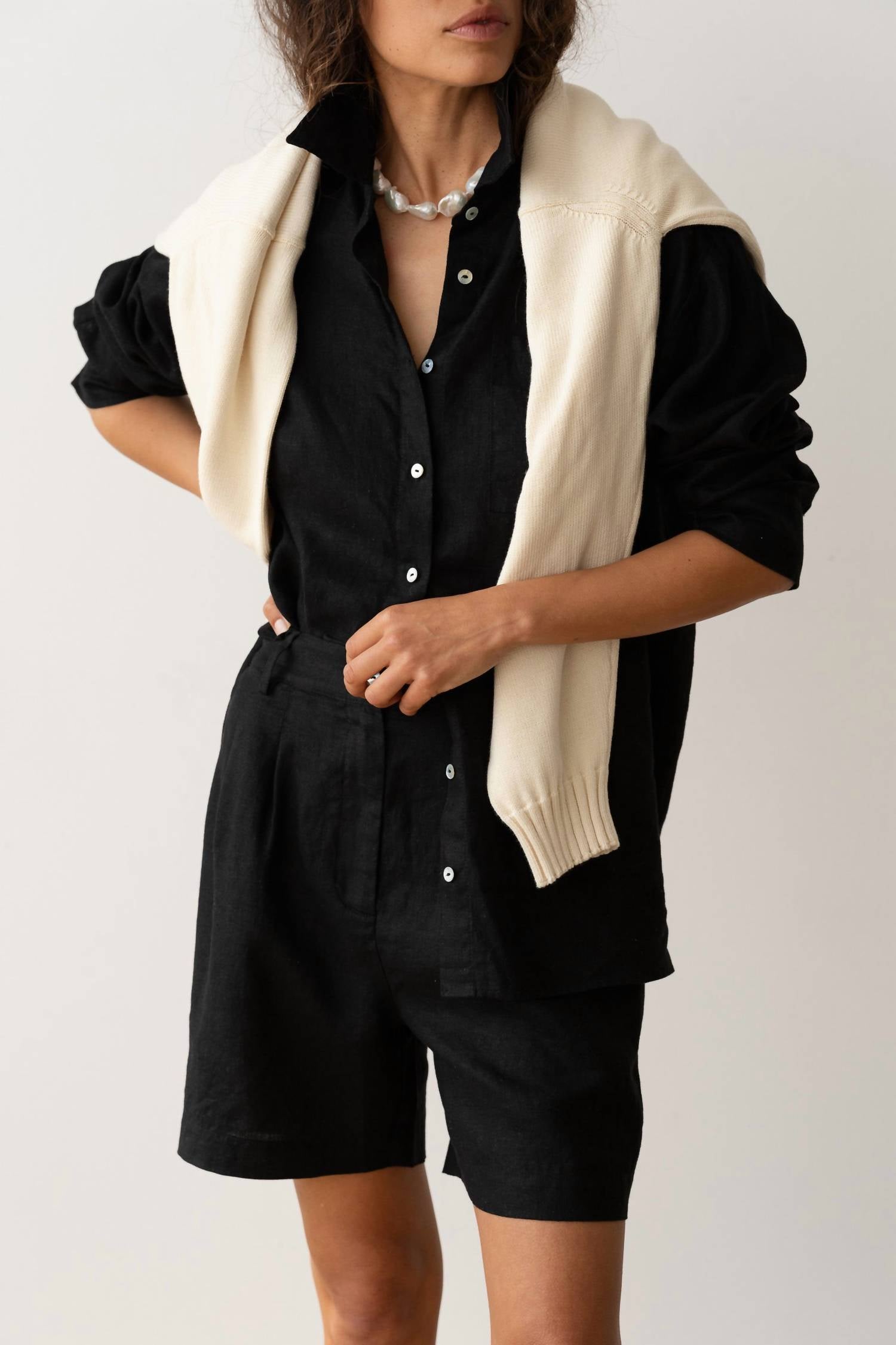 Donni. - Women's Linen Relax Shirt