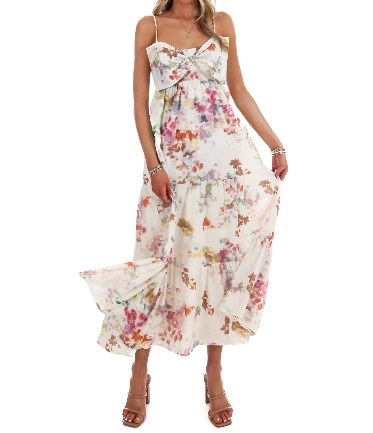 Storia - Women's Pretty In Petals Floral Maxi Dress