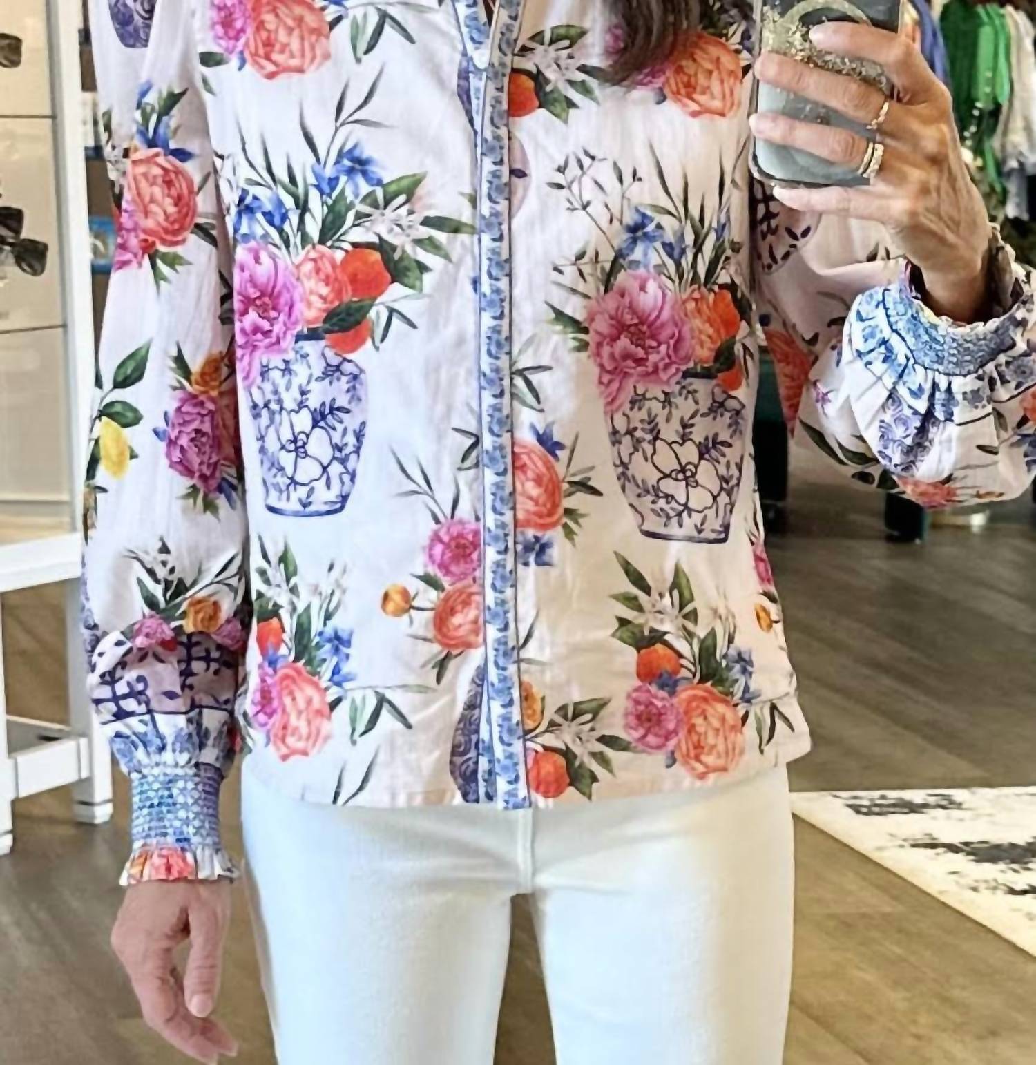 Elizabeth And James - Emily Printed Top