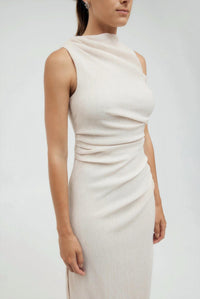 Third Form - Electric Tucked Maxi Tank Dress
