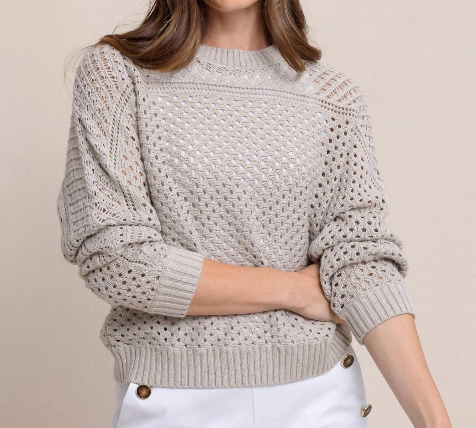 Southern Tide - Ophelia Open Stitch Sweater